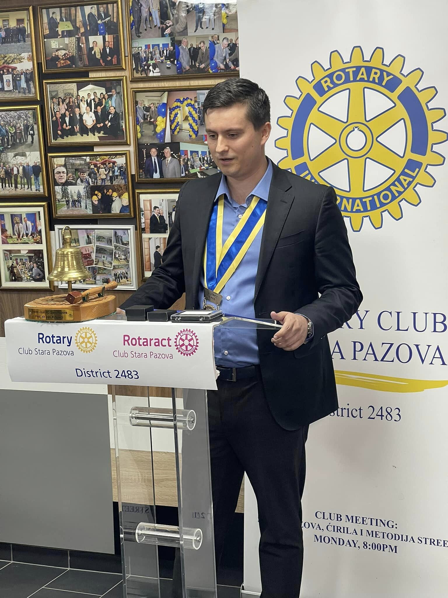 Rotari klub Stara Pazova obavio primopredaju predsedničke dužnosti uz prisustvo guvernera distrikta